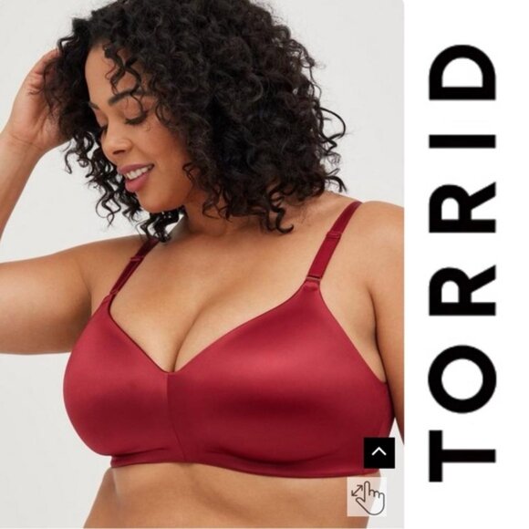 Torrid | "Beat Root Purple" Dream Wire-Free Bra | Size 38DD - Picture 1 of 11